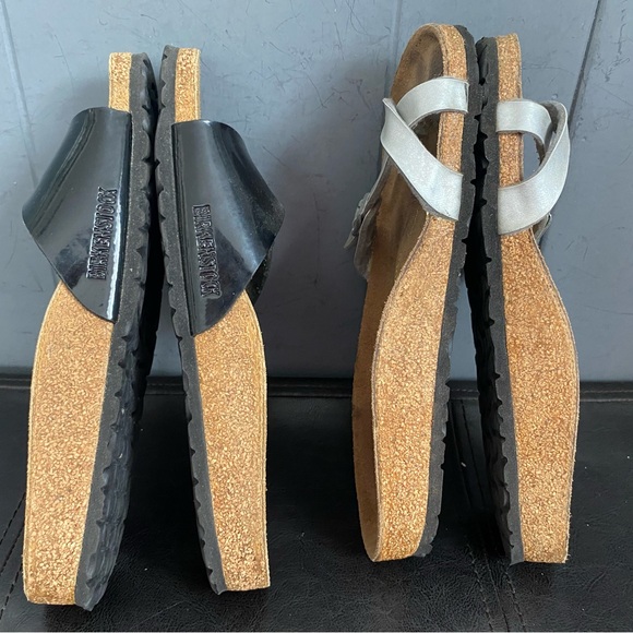 Lot 2 Birkenstock Madrid & Piazza Sandal Sz 39/8 Women’s - Picture 6 of 10
